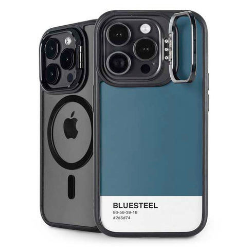 Bluesteel Color Palette iPhone 14 Pro Max Kickstand Case