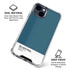 Bluesteel Color Palette iPhone 15 Clear Case