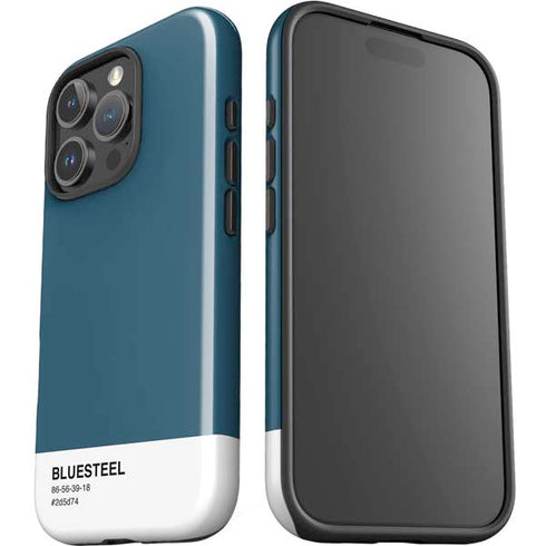 Bluesteel Color Palette iPhone 16 Pro Max Impact Case