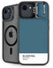 Bluesteel Color Palette iPhone 16e Kickstand Case