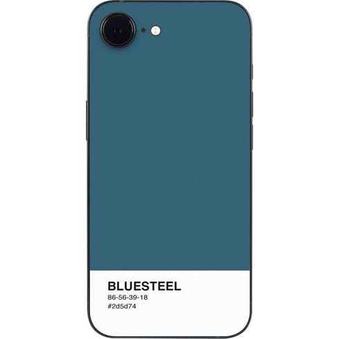 Bluesteel Color Palette iPhone 16e Skin