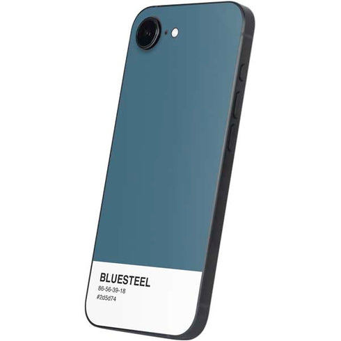 Bluesteel Color Palette iPhone 16e Skin