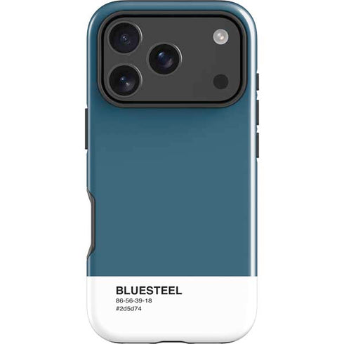 Bluesteel Color Palette iPhone 18 Pro Impact Case