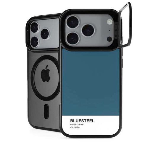 Bluesteel Color Palette iPhone 18 Pro Kickstand Case