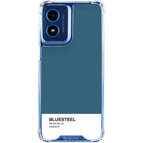 Bluesteel Color Palette Moto G 5G (2024) Clear Case