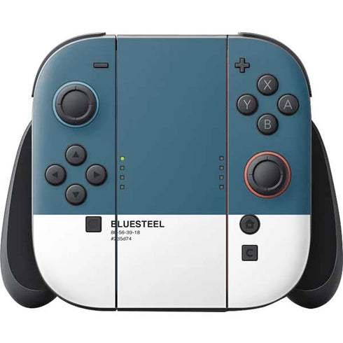 Bluesteel Color Palette Nintendo Switch 2 (2025) Joy-Con Controller Skin