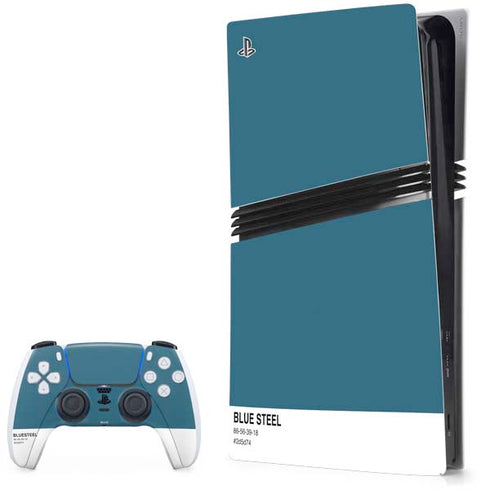 Bluesteel Color Palette PlayStation PS5 Skins