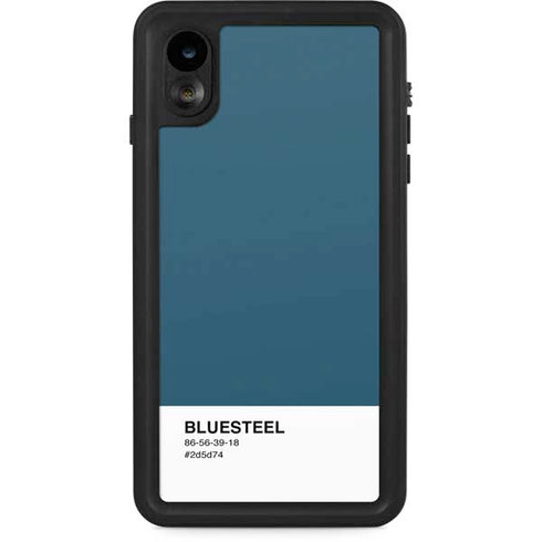 Bluesteel Color Palette iPhone Cases