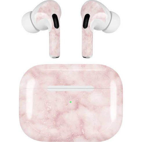 Blush Marble AirPods Skins