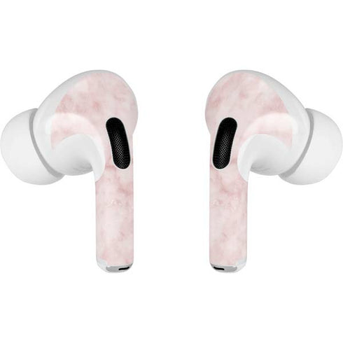 Blush Marble AirPods Skins