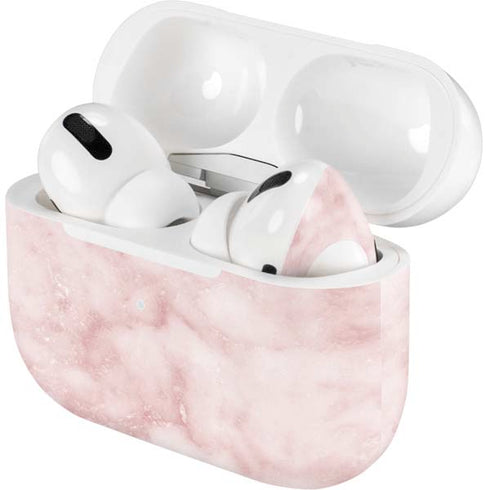 Blush Marble AirPods Skins