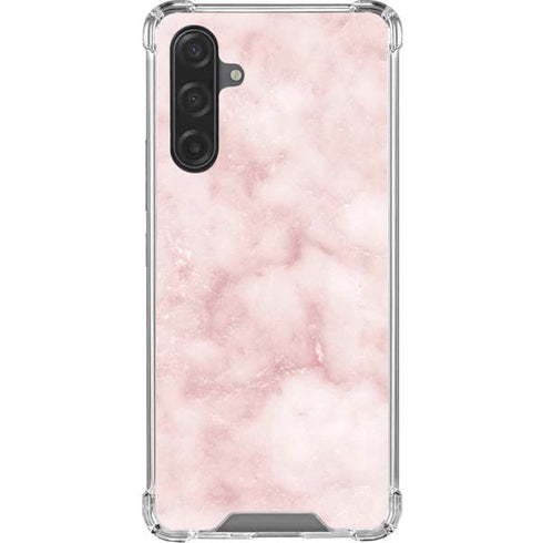 Blush Marble Galaxy A17 Clear Case