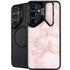 Blush Marble Galaxy S25 Kickstand Case