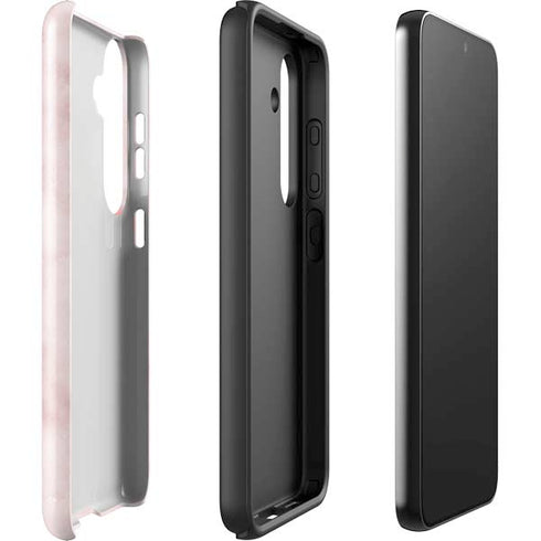 Blush Marble Galaxy S25 Plus Impact Case