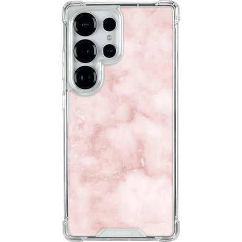 Blush Marble Galaxy S25 Ultra Clear Case