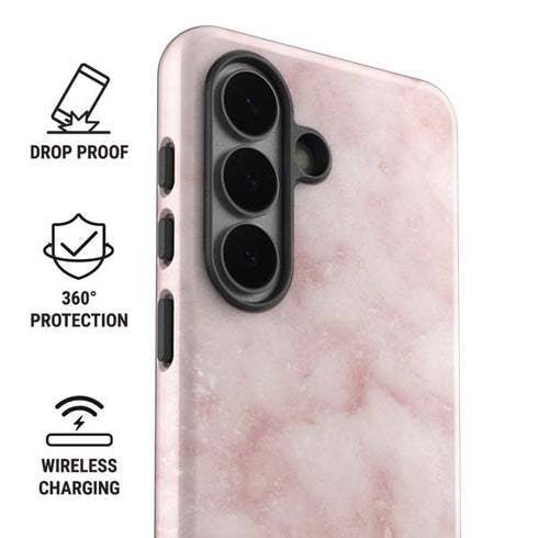 Blush Marble Galaxy S26 Impact Case