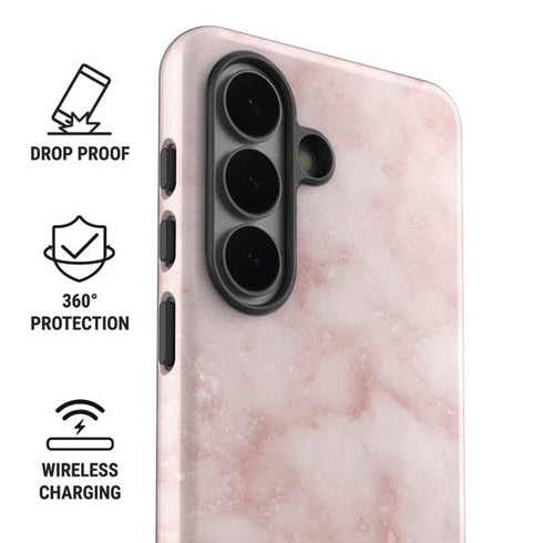 Blush Marble Galaxy S26 Plus Impact Case
