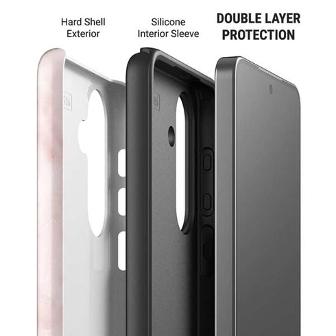 Blush Marble Galaxy S26 Plus Impact Case