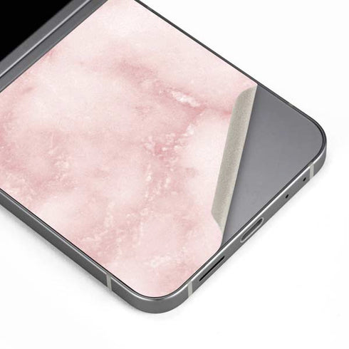 Blush Marble Galaxy Z Flip6 Skin