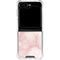 Blush Marble Galaxy Z Flip6 Clear Case