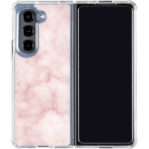 Blush Marble Galaxy Z Fold5 5G Clear Case