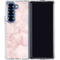 Blush Marble Galaxy Z Fold7 Clear Case