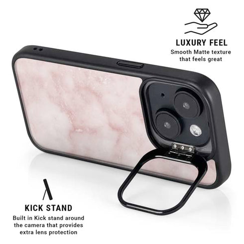 Blush Marble iPhone 13 Kickstand Case