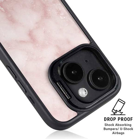 Blush Marble iPhone 14 Kickstand Case