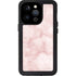 Blush Marble iPhone 15 Pro Waterproof Case
