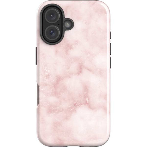 Blush Marble iPhone 16 Plus Impact Case