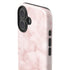 Blush Marble iPhone 16 Plus Impact Case