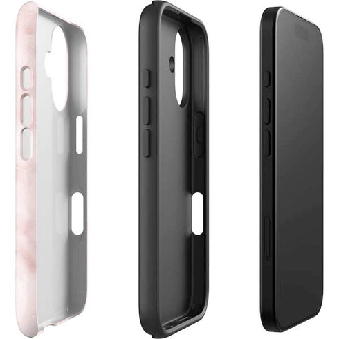 Blush Marble iPhone 16 Plus Impact Case