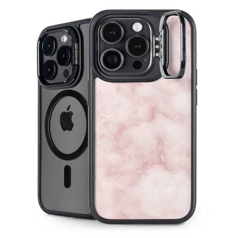 Blush Marble iPhone 16 Pro Kickstand Case