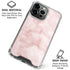 Blush Marble iPhone 16 Pro Max Clear Case