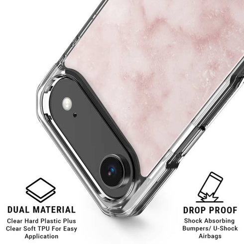 Blush Marble iPhone 17 Air Clear Case