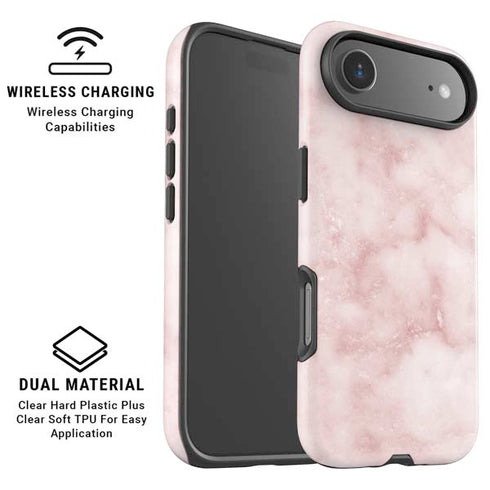 Blush Marble iPhone 17 Air Magsafe Impact Case