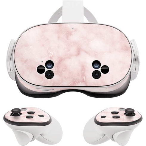 Blush Marble Meta Quest 3S Skin