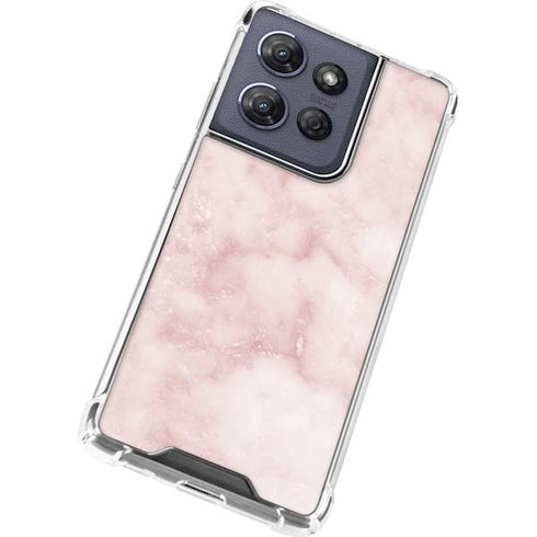 Blush Marble Moto G 5G (2025) Clear Case