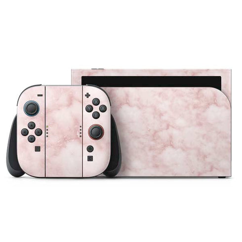 Blush Marble Nintendo Switch 2 (2025) with Joy-Con Skin