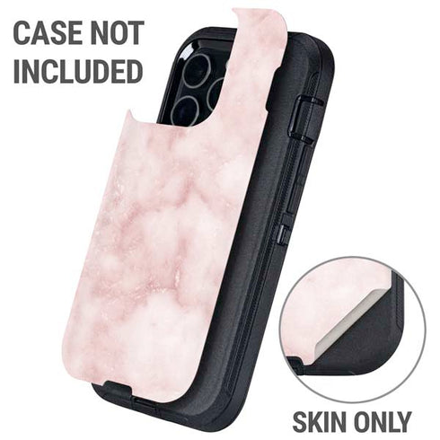 Blush Marble Otterbox Defender iPhone Skin