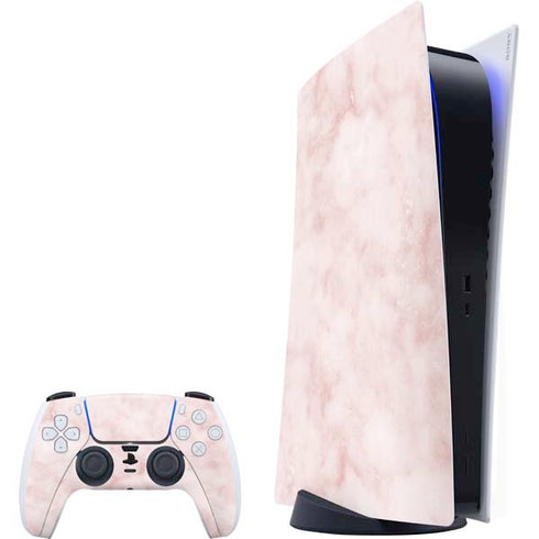 Blush Marble PlayStation PS5 Skins