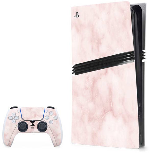 Blush Marble PlayStation PS5 Skins