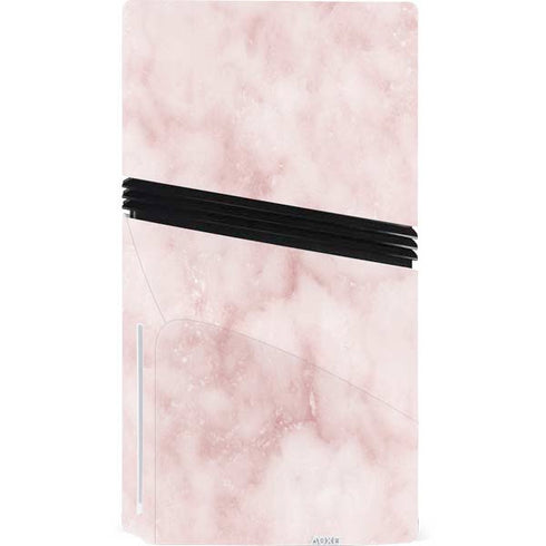 Blush Marble PS5 Pro Disk Bundle Skin