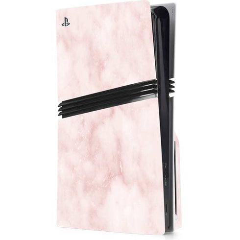 Blush Marble PS5 Pro Disk Console Skin
