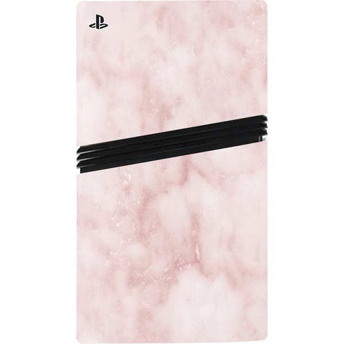 Blush Marble PS5 Pro Disk Console Skin