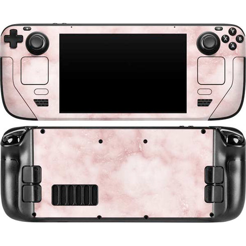 Blush Marble Steam Deck Handheld Gaming Computer Skin