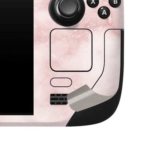 Blush Marble Steam Deck Handheld Gaming Computer Skin