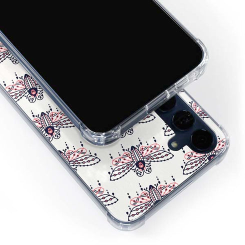 Blush Moth by Cat Coq Galaxy A55 5G Clear Case