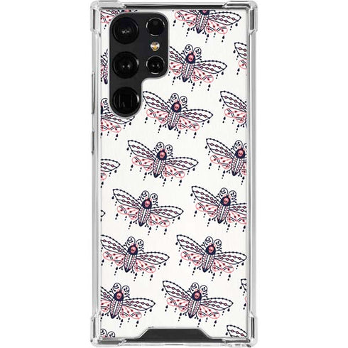 Blush Moth by Cat Coq Galaxy S23 Ultra Clear Case