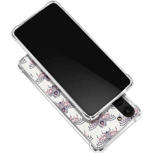 Blush Moth by Cat Coq Galaxy S24 FE Clear Case